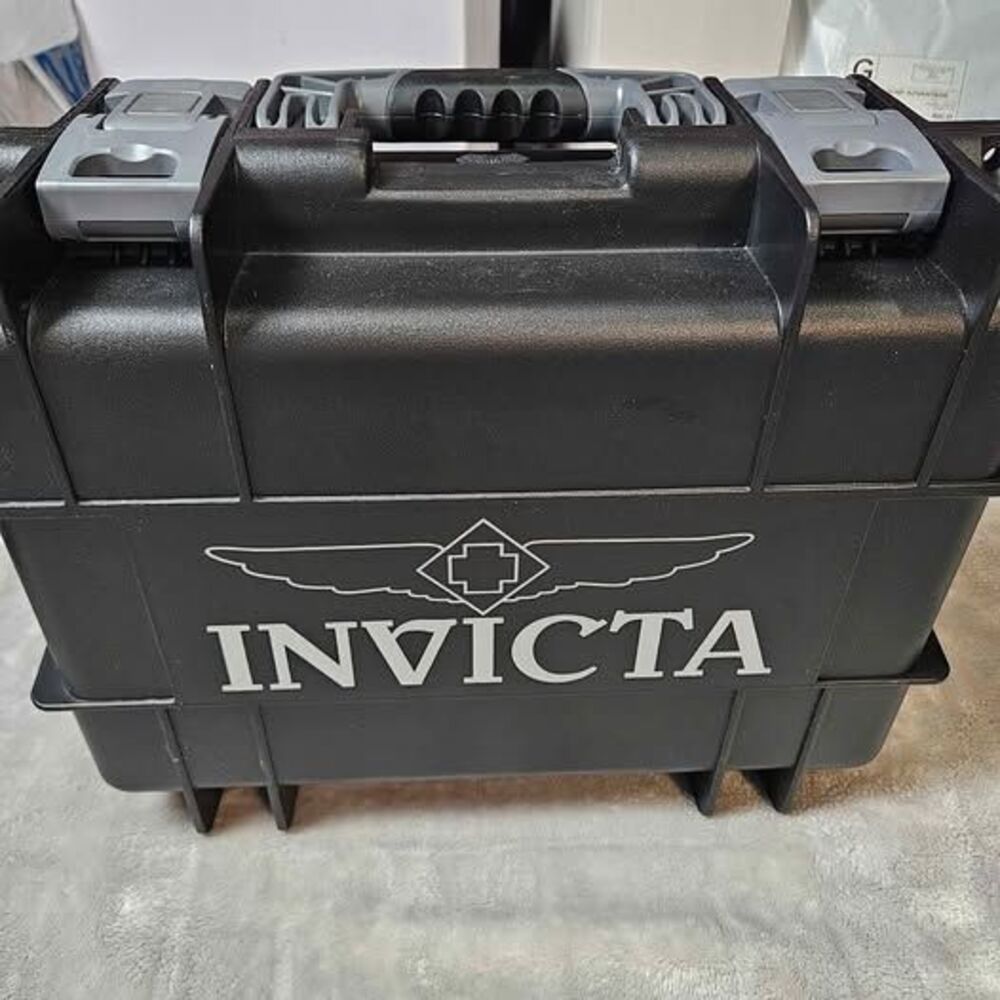 Invicta 8-Slot Watch Storage Case Hard Shell with Foam